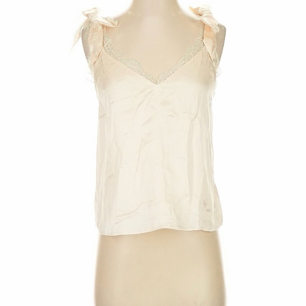 Cami NYC Freya Lace-Trim Bow Strap V-Neck Camisole - Picture 5 of 11